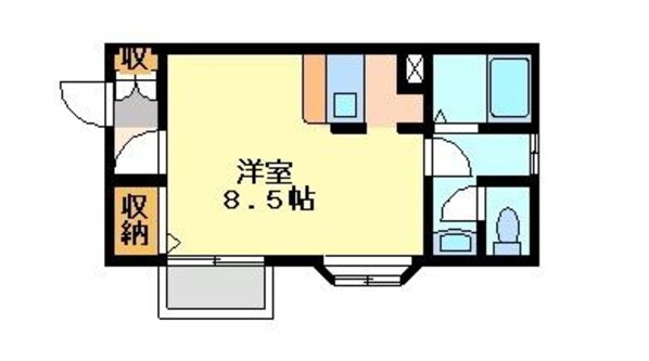 サンクラブ牡丹山の物件間取画像